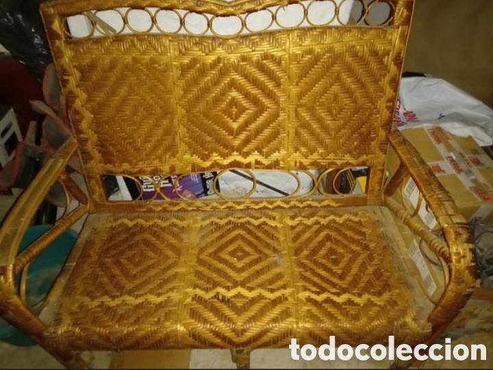 Vintage: Conjunto jardin mimbre - Foto 1