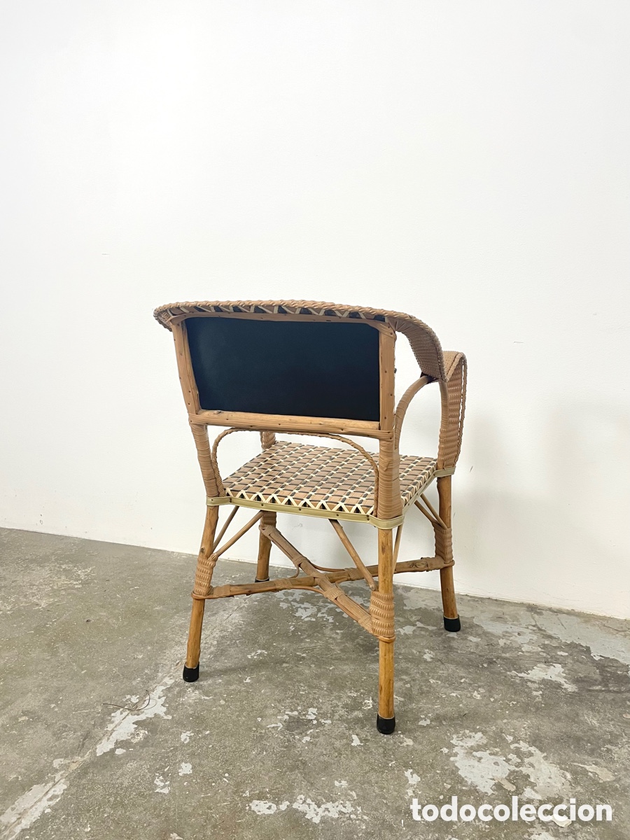 Vintage: Silla madera y pvc - Foto 8