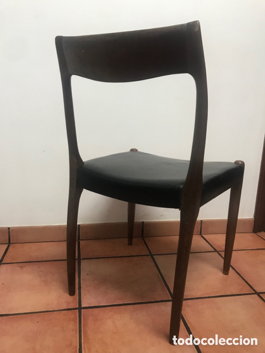 Vintage: Antigua silla danesa moller - Foto 5