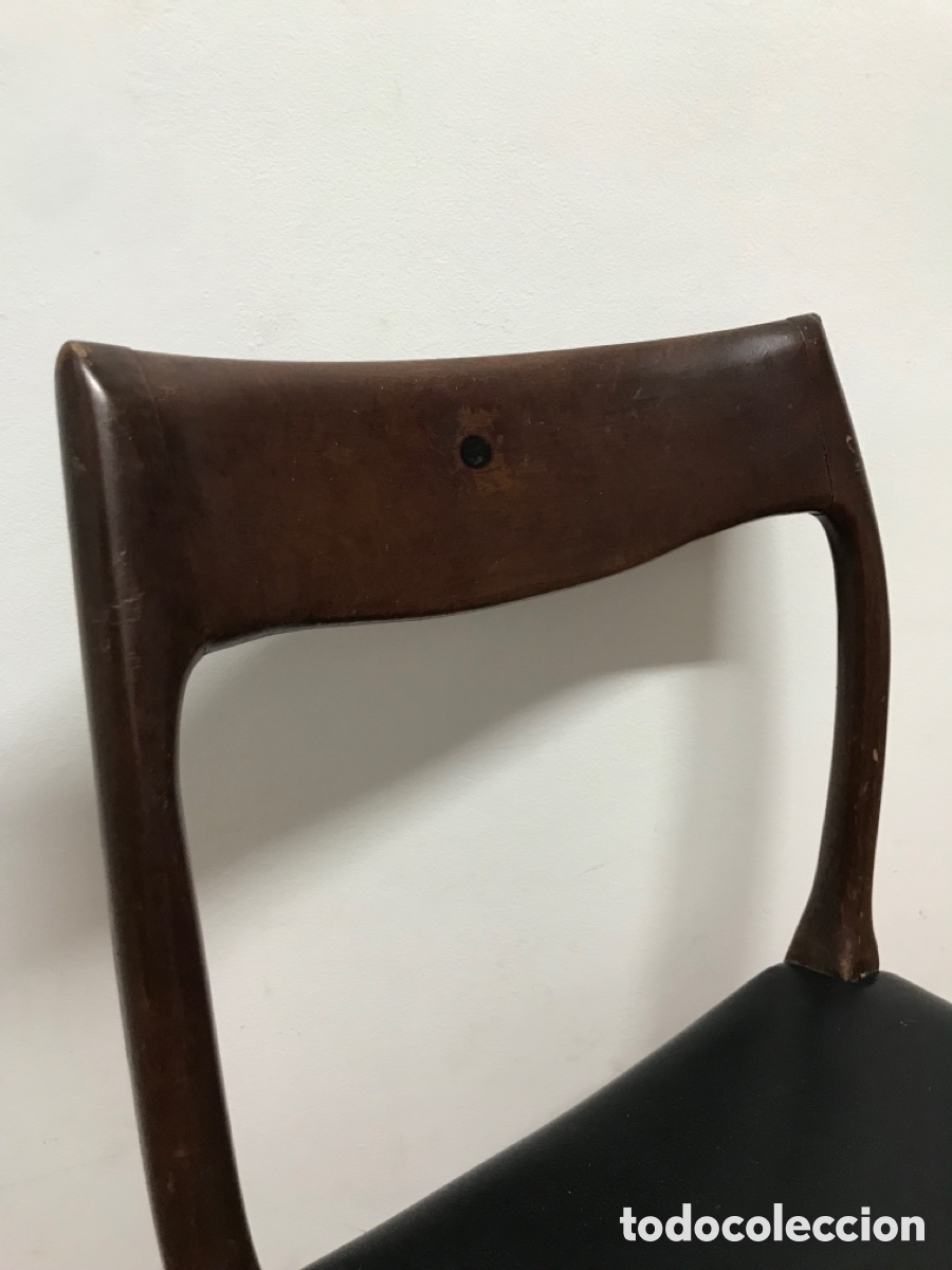 Vintage: Antigua silla danesa moller - Foto 7