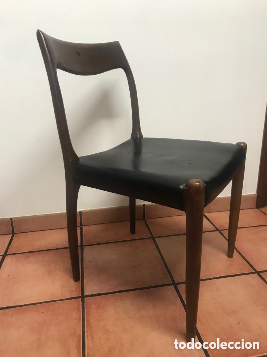 Vintage: Antigua silla danesa moller - Foto 1