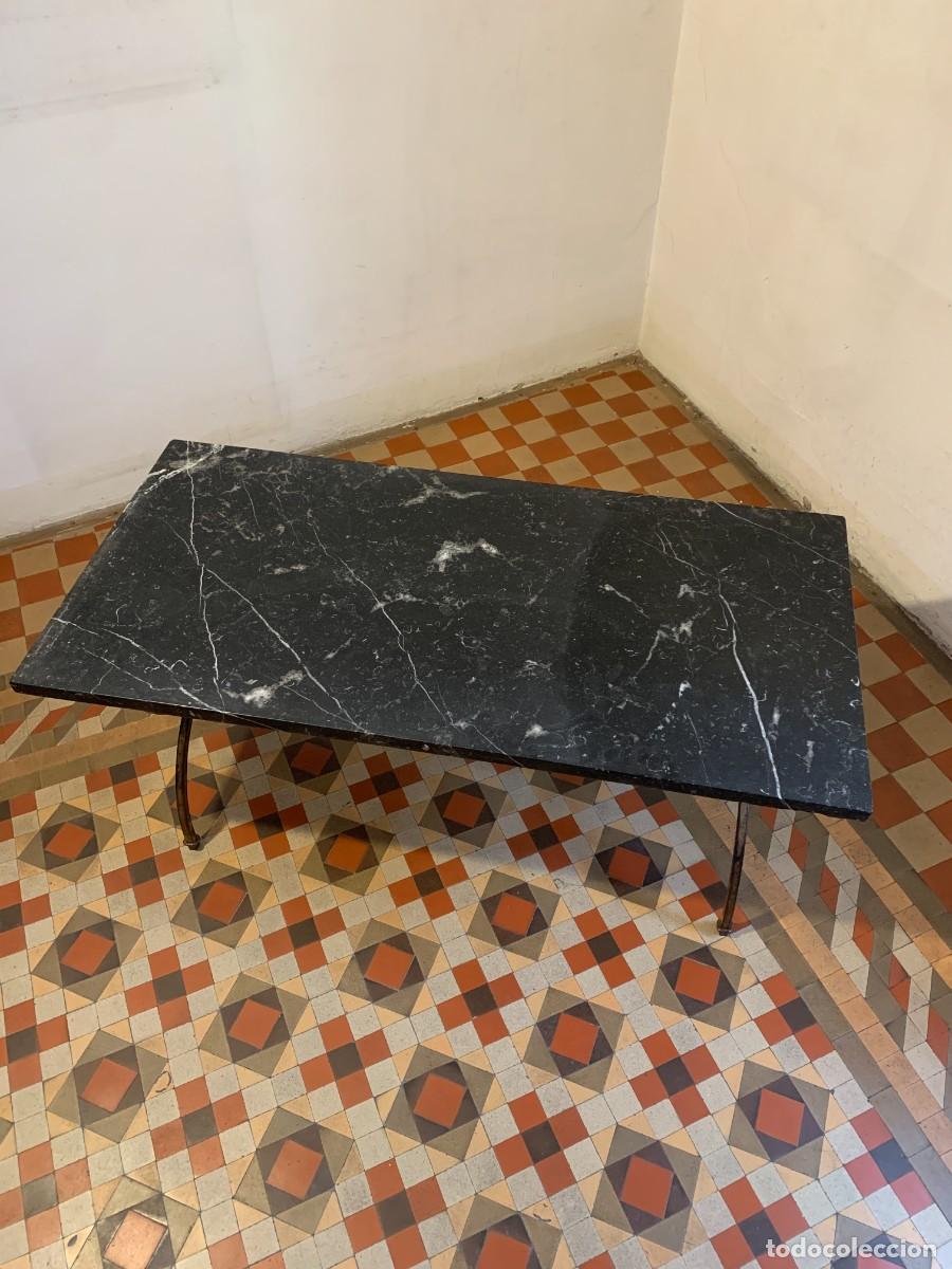 Vintage: Mesa de centro de marmol - Foto 2