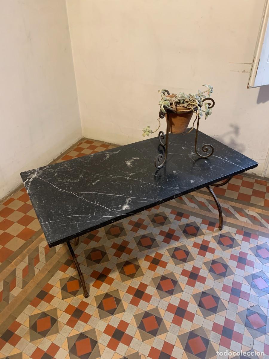 Vintage: Mesa de centro de marmol - Foto 5