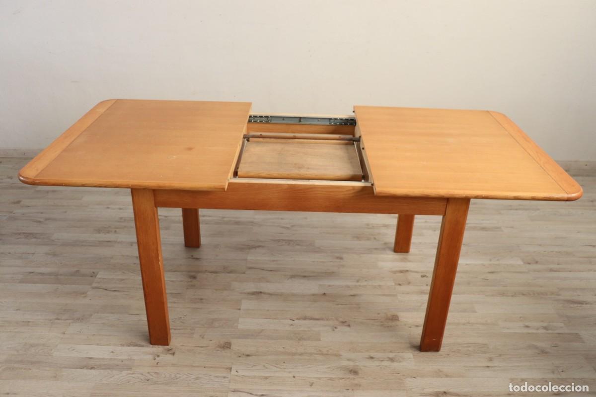 Vintage: Mesa de comedor extensible sueca, a&ntilde;os 70 - Foto 2