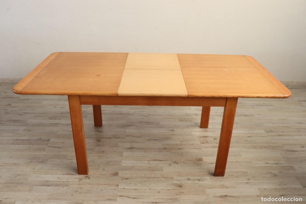 Vintage: Mesa de comedor extensible sueca, a&ntilde;os 70 - Foto 3
