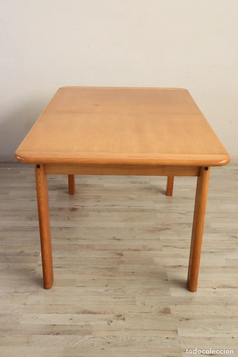 Vintage: Mesa de comedor extensible sueca, a&ntilde;os 70 - Foto 5
