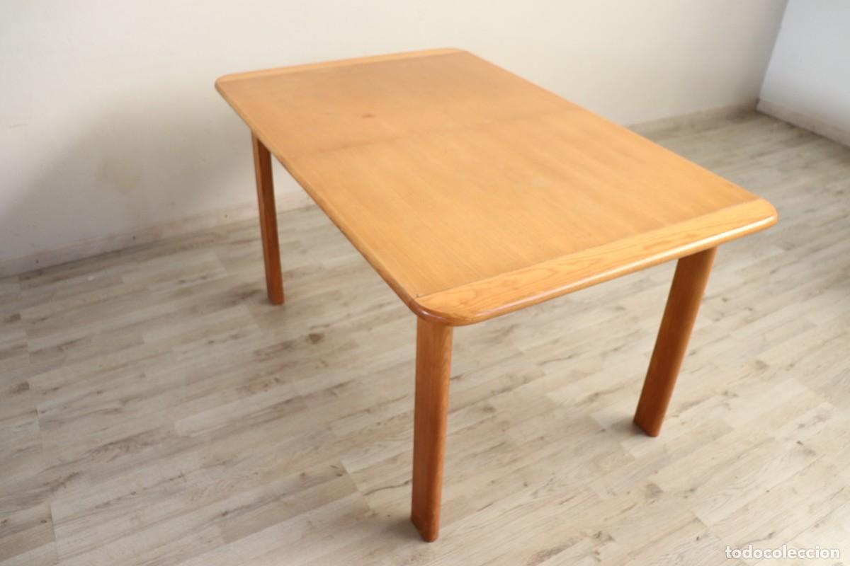 Vintage: Mesa de comedor extensible sueca, a&ntilde;os 70 - Foto 6