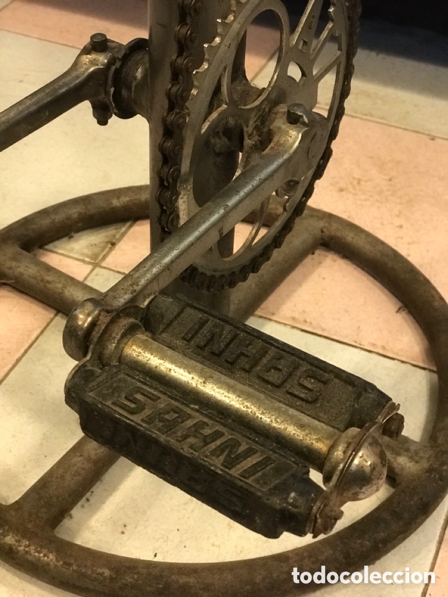 Vintage: Taburete cuero estilo industrial - Foto 15
