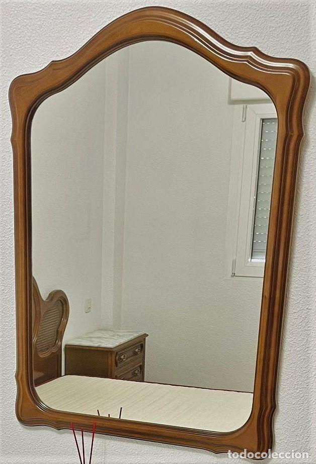 Vintage: ESPEJO NOGAL FORMAS 66 X 90 - Foto 1