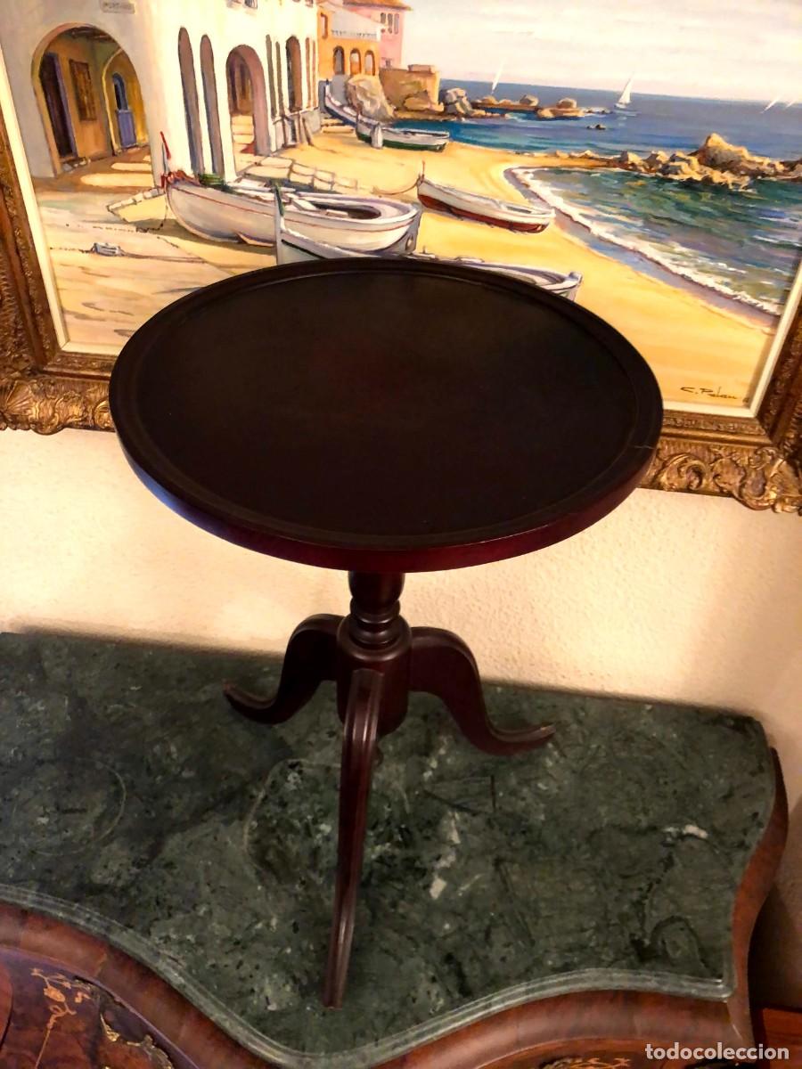 Vintage: Mesilla redonda en madera - Foto 2
