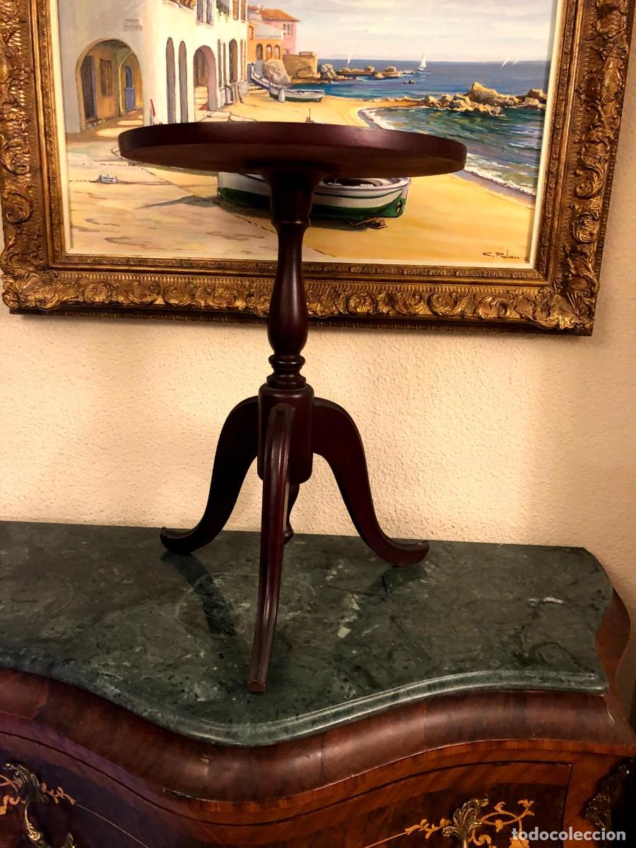 Vintage: Mesilla redonda en madera - Foto 3