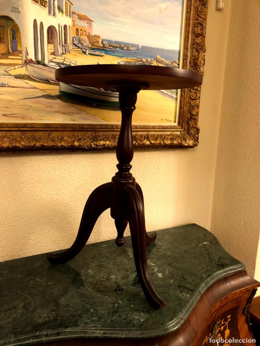Vintage: Mesilla redonda en madera - Foto 4