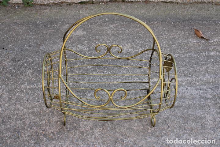 Vintage: revistero de forja - Foto 2