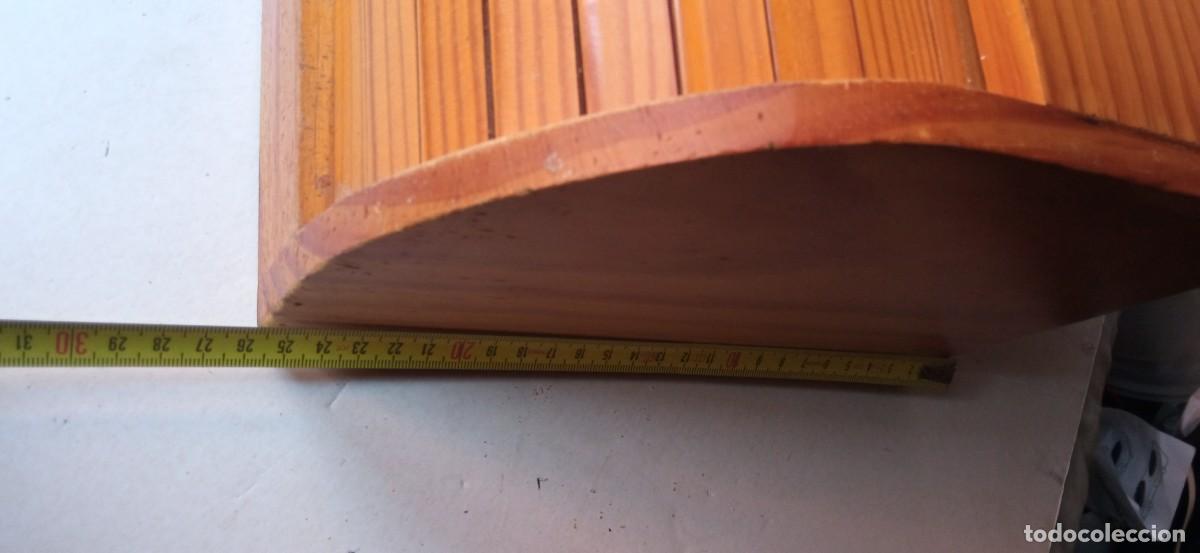 Vintage: panera de madera sobremesa cajon - Foto 8