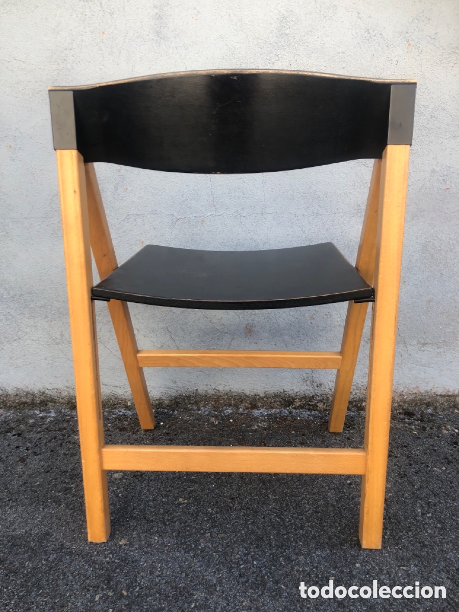 Vintage: EMBLEMATICA SILLA PLEGABLE DE HYLLINGE MOBLER DINAMARCA - Foto 7