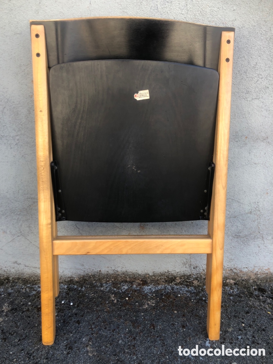Vintage: EMBLEMATICA SILLA PLEGABLE DE HYLLINGE MOBLER DINAMARCA - Foto 9