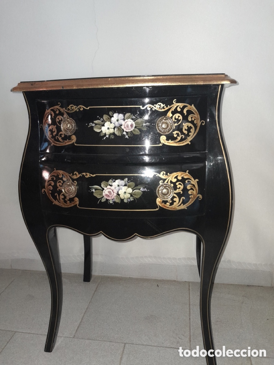 Vintage: Cama dos cabeceros y mesilla - Foto 7