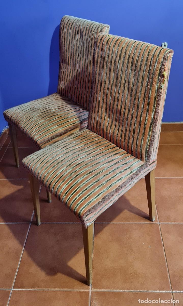 Vintage: 2 Sillas de sala de los a&ntilde;os 40s. - Foto 1