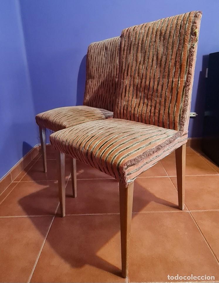Vintage: 2 Sillas de sala de los a&ntilde;os 40s. - Foto 2