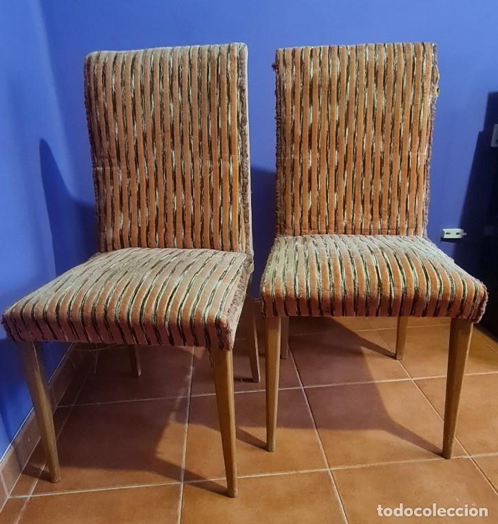 Vintage: 2 Sillas de sala de los a&ntilde;os 40s. - Foto 3