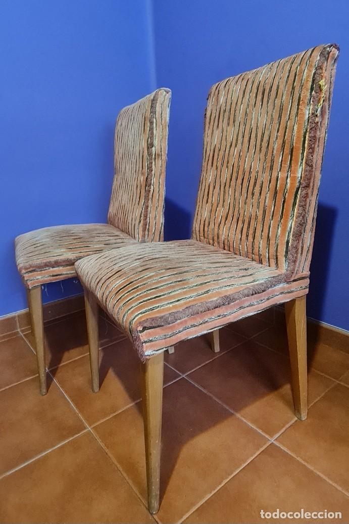 Vintage: 2 Sillas de sala de los a&ntilde;os 40s. - Foto 4
