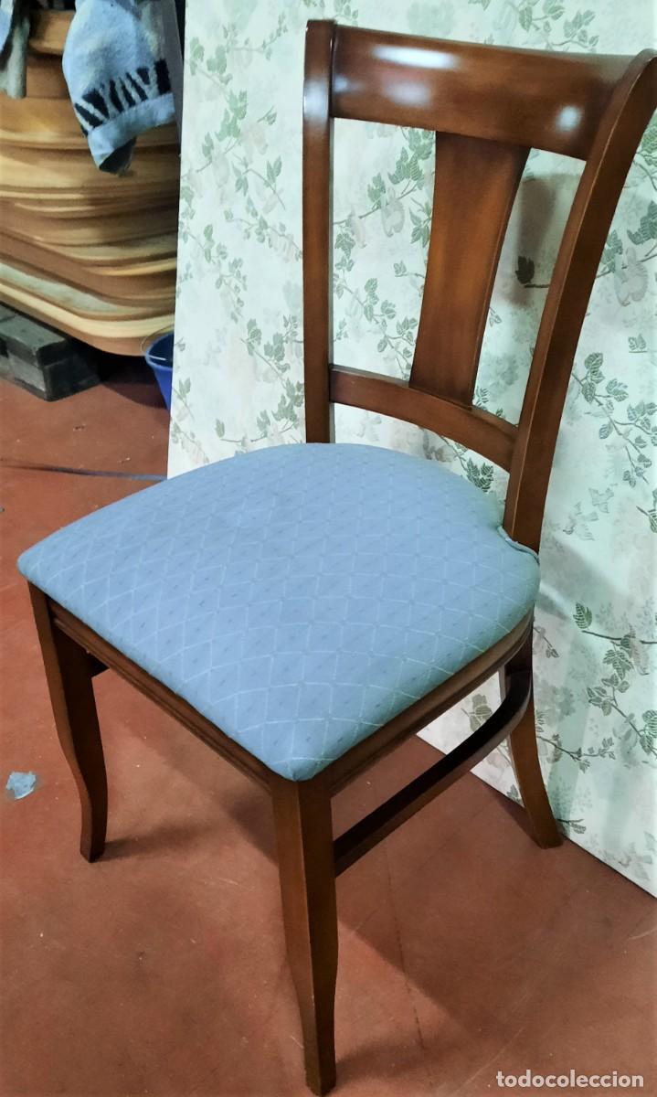 Vintage: SILLA PALETON TAPIZADA - Foto 2