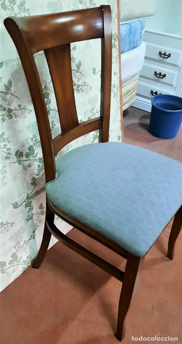 Vintage: SILLA PALETON TAPIZADA - Foto 3
