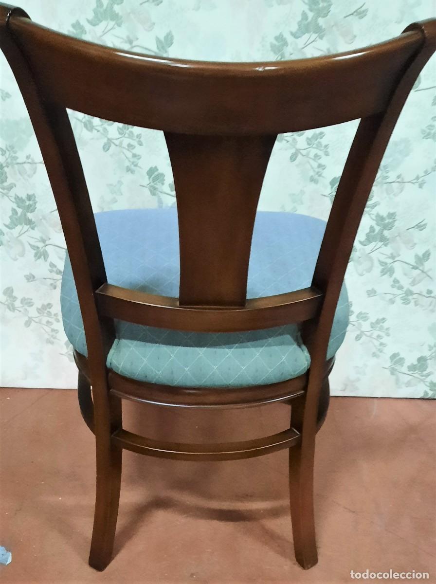 Vintage: SILLA PALETON TAPIZADA - Foto 4