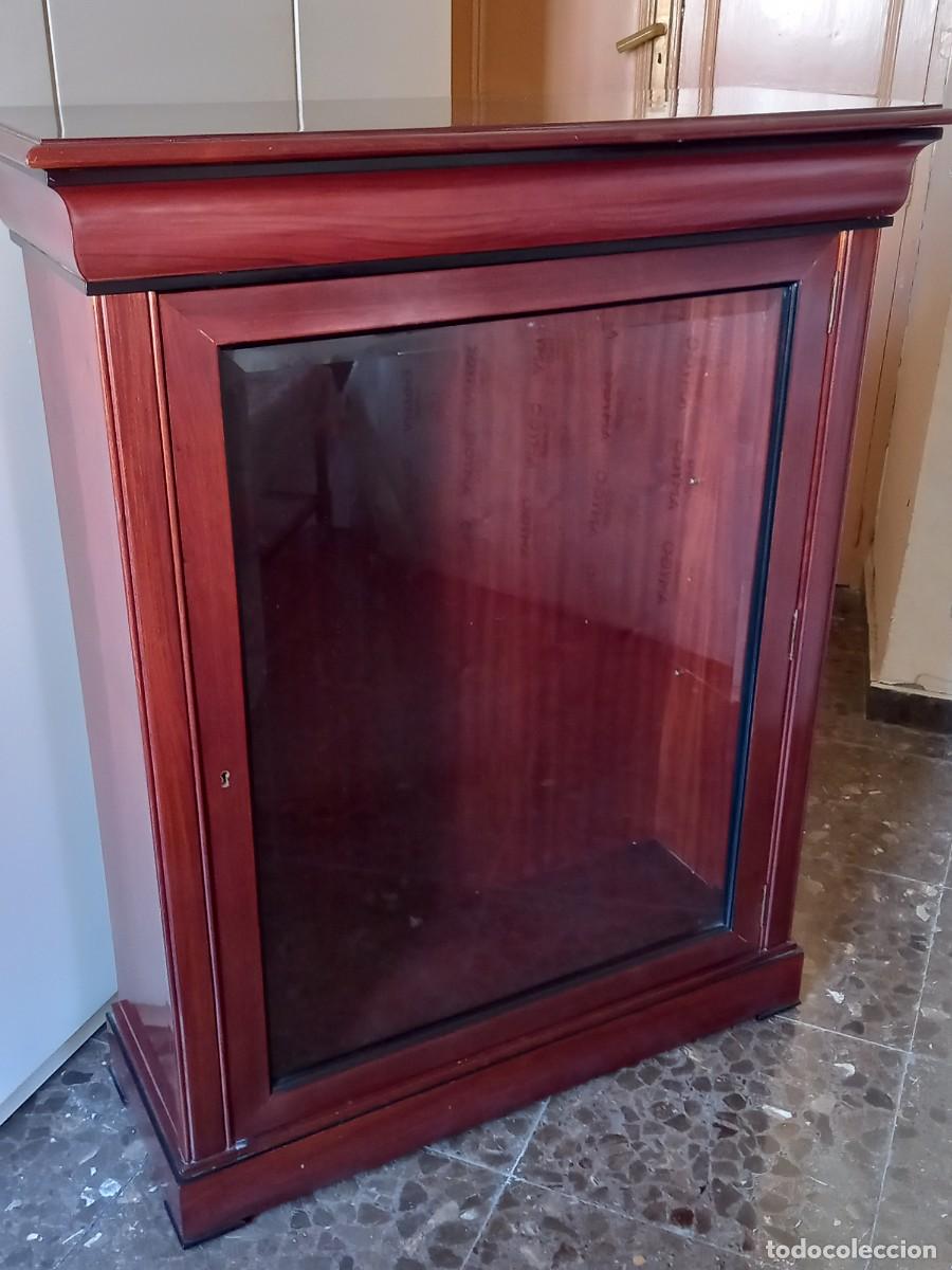 Vintage: Mueble biblioteca con puerta de cristal - Foto 2