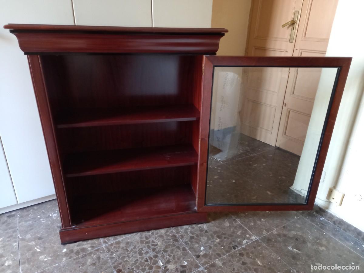 Vintage: Mueble biblioteca con puerta de cristal - Foto 3