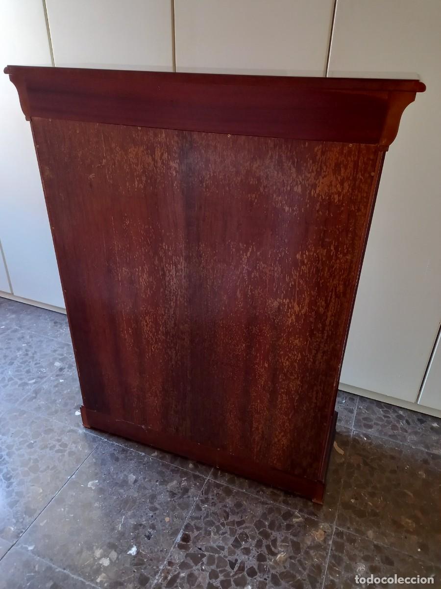 Vintage: Mueble biblioteca con puerta de cristal - Foto 5