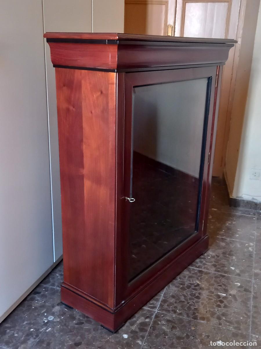 Vintage: Mueble biblioteca con puerta de cristal - Foto 1