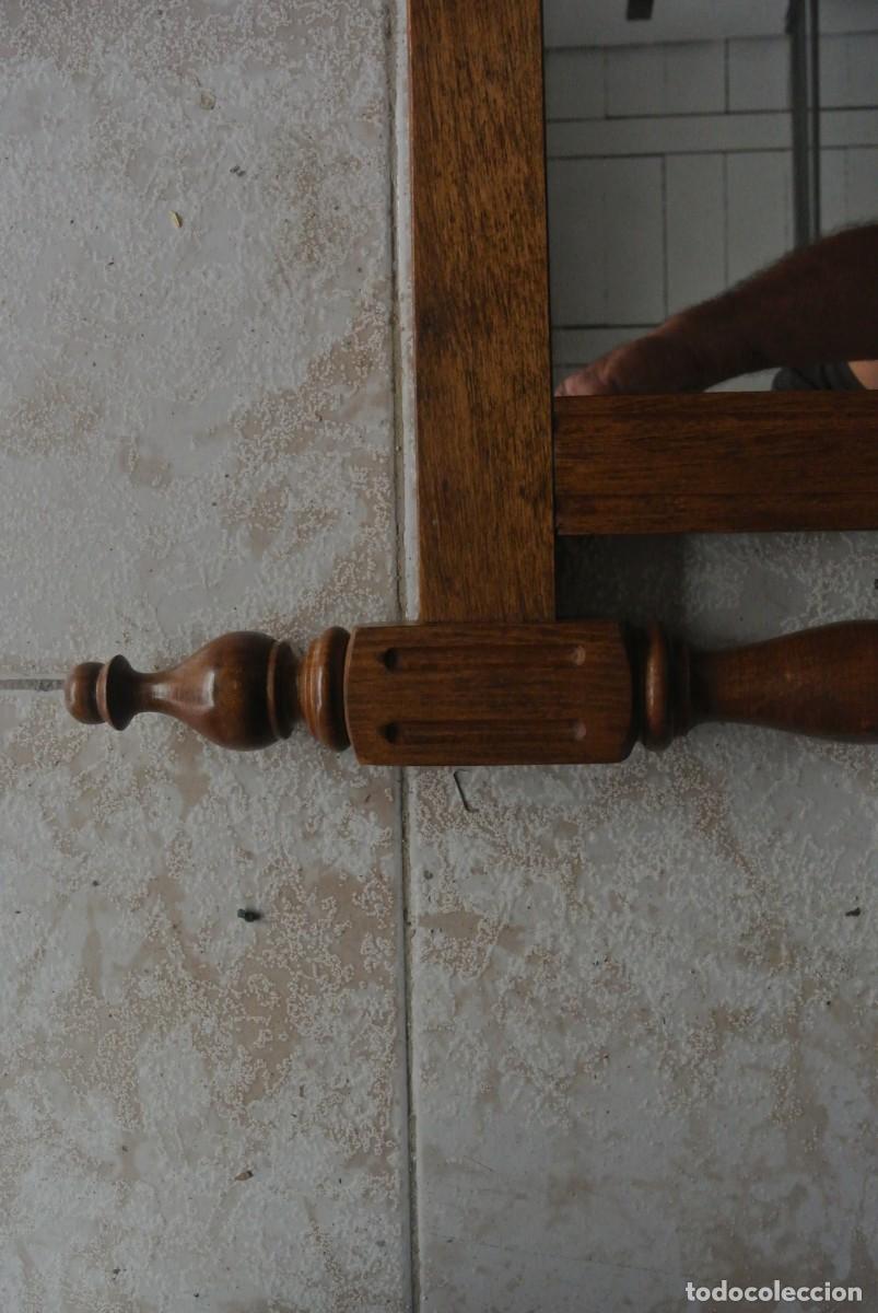 Vintage: ESPEJO CON MARCO DE MADERA - Foto 4