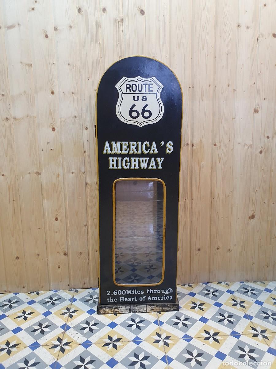 Vintage: VITRINA ESCAPARATE EXPOSITOR RUTA US 66 - Foto 5