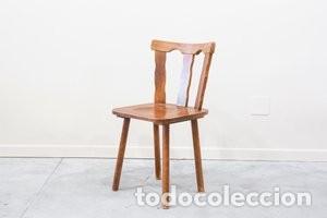 Vintage: Silla de madera maciza vintage - Foto 1