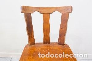 Vintage: Silla de madera maciza vintage - Foto 5