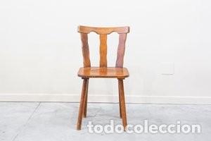 Vintage: Silla de madera maciza vintage - Foto 8