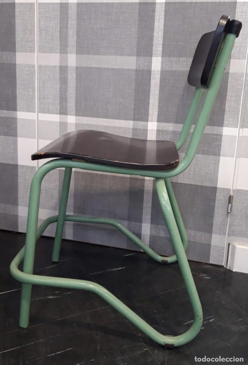 Vintage: SILLA DE COLEGIO - Foto 2