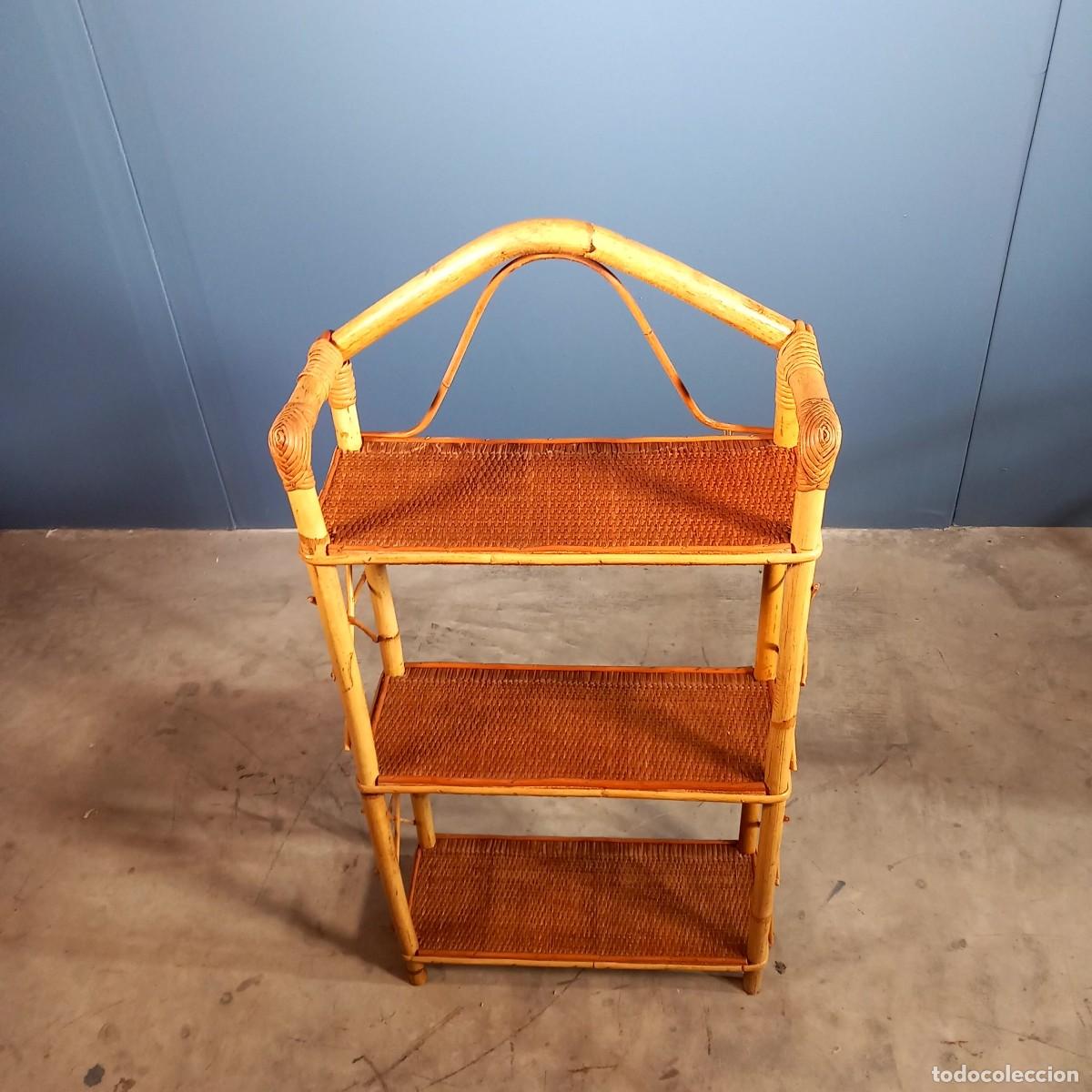 estanteria vintage de bambú - Buy Antique shelves on todocoleccion