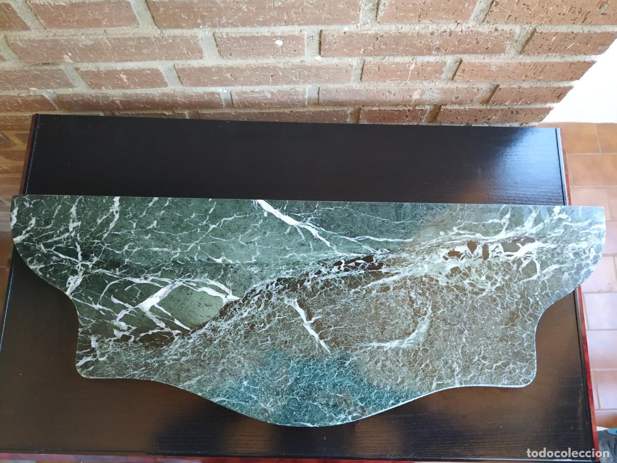Vintage: pieza de marmol verde para mesa - Foto 1