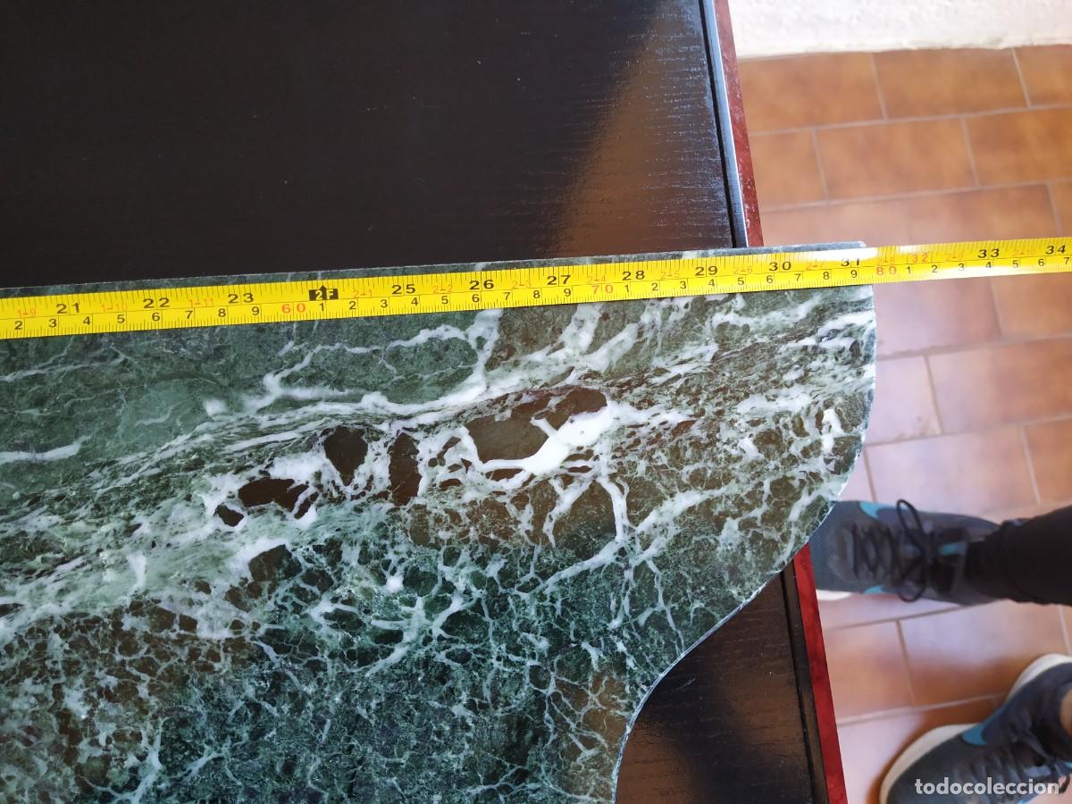 Vintage: pieza de marmol verde para mesa - Foto 3