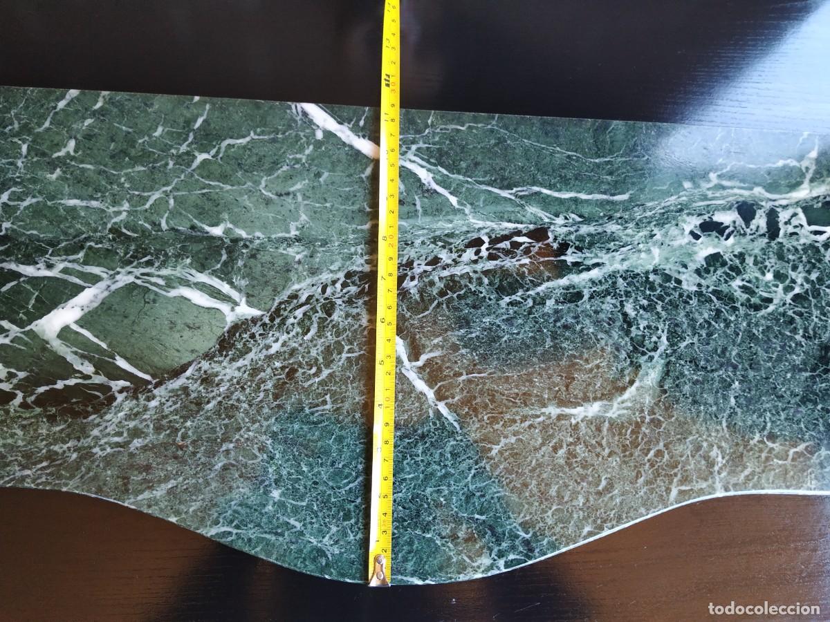 Vintage: pieza de marmol verde para mesa - Foto 4