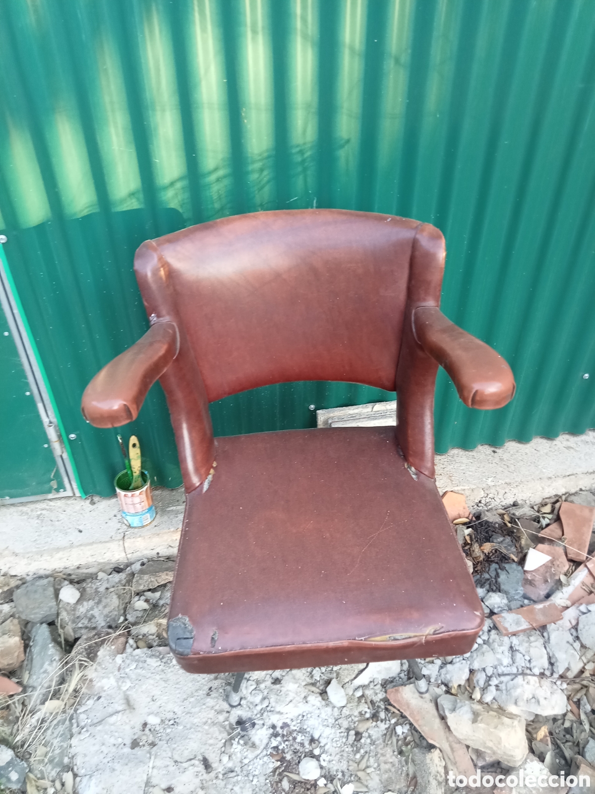 Vintage: Sill&oacute;n vintage para restaurar - Foto 2