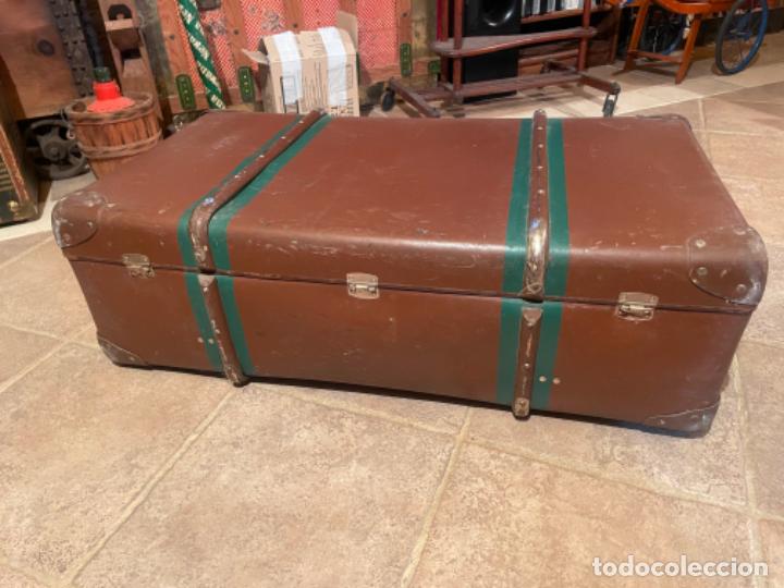 Vintage: ANTIGUA MALETA DE VIAJES - Foto 4