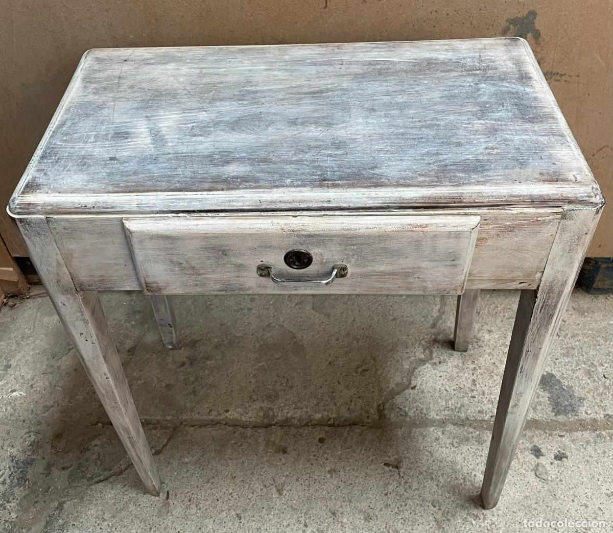 Vintage: MESA DE MADERA CON CAJON - Foto 1