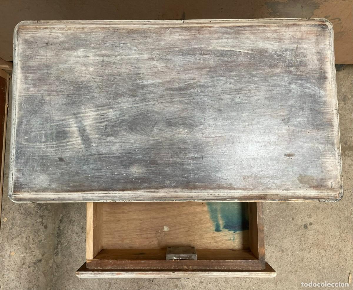 Vintage: MESA DE MADERA CON CAJON - Foto 3