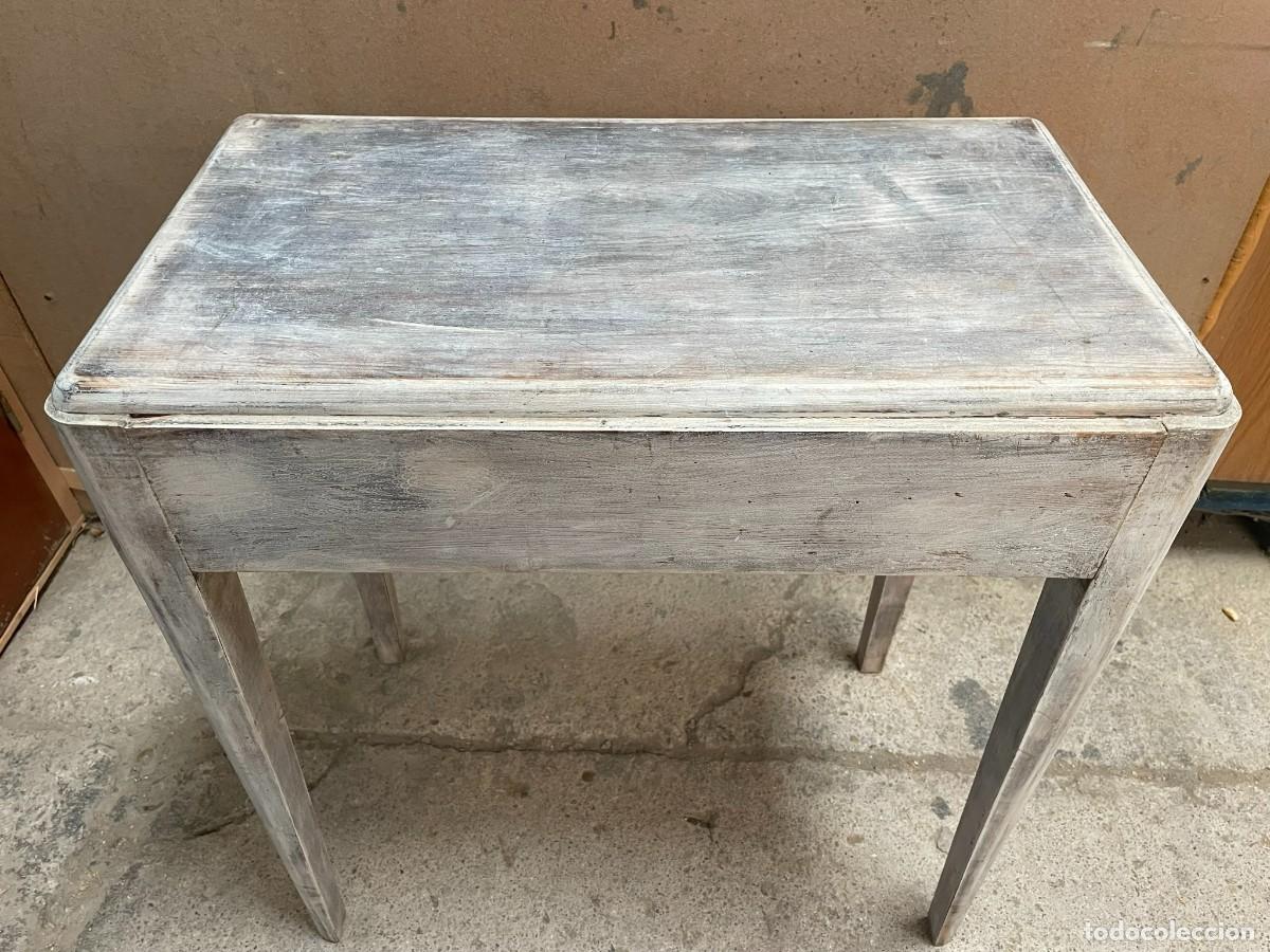 Vintage: MESA DE MADERA CON CAJON - Foto 4