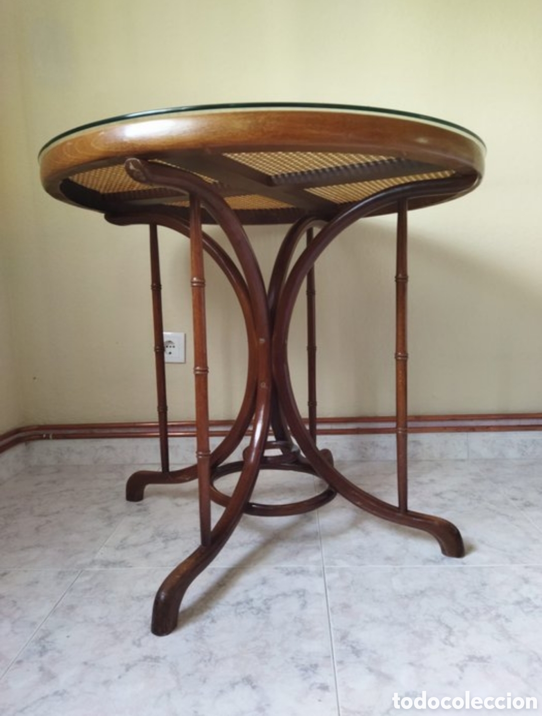 Vintage: Thonet Style - Mesa 1950-1999 - Madera - Foto 7