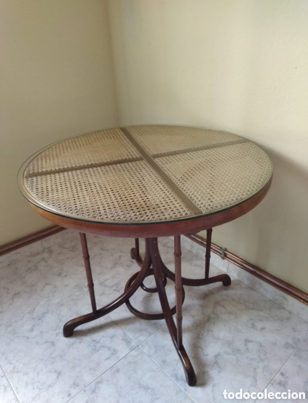Vintage: Thonet Style - Mesa 1950-1999 - Madera - Foto 9