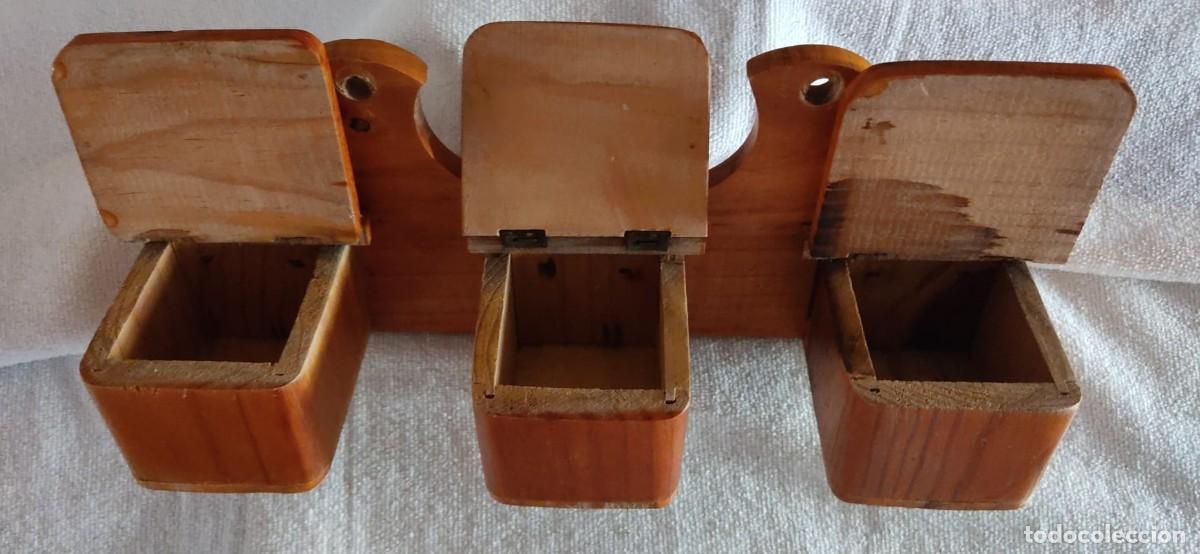 Vintage: ESPECIERO DE MADERA. - Foto 4